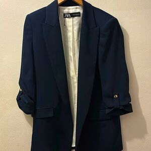 Zara suit jacket size M Navy